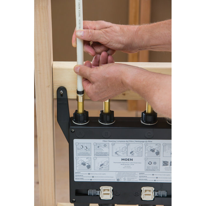 Moen Smart Shower Digital Shower Backup Battery Kit with 6 D Batteries